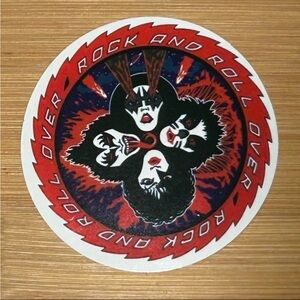 Rock and Roll Over KISS sticker